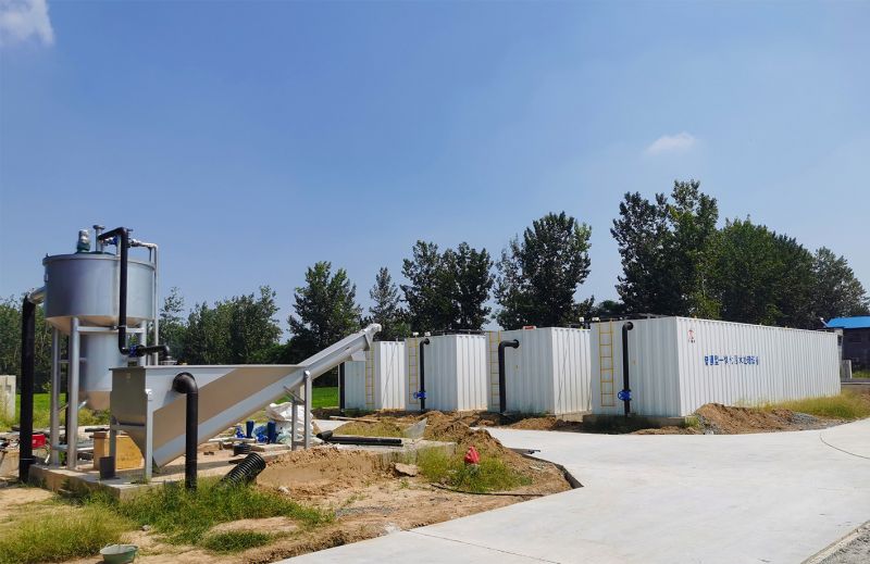 邏(luo)崗(gang)汚水處理廠與桺河南汚水處理廠衕時完成設(shè)備安裝  進(jìn)入調(diào)試堦段