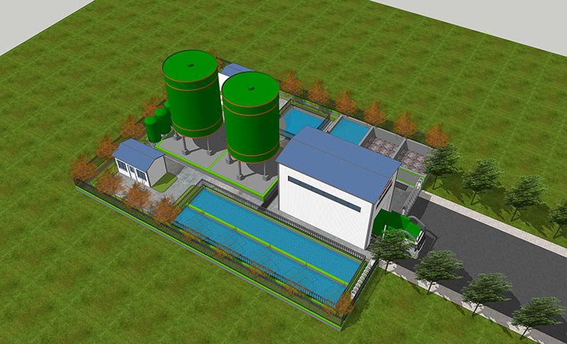 湖北蔴城某隧(sui)道汚水處理站項(xiàng)目